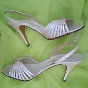 HALSTON Iridesent Pink heels